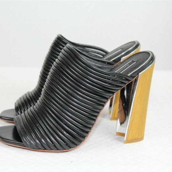 Rachel Zoe Seneca Tube Strap Mules Sandals - Picture 3 of 11